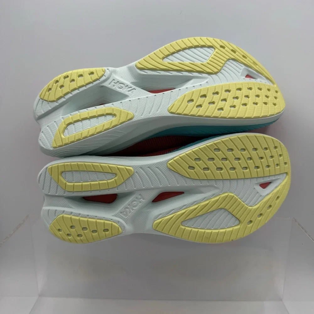 Brand New Hoka One One Mach X 2 1155119 GFRT Coral Teal Running Men's Size 9.5